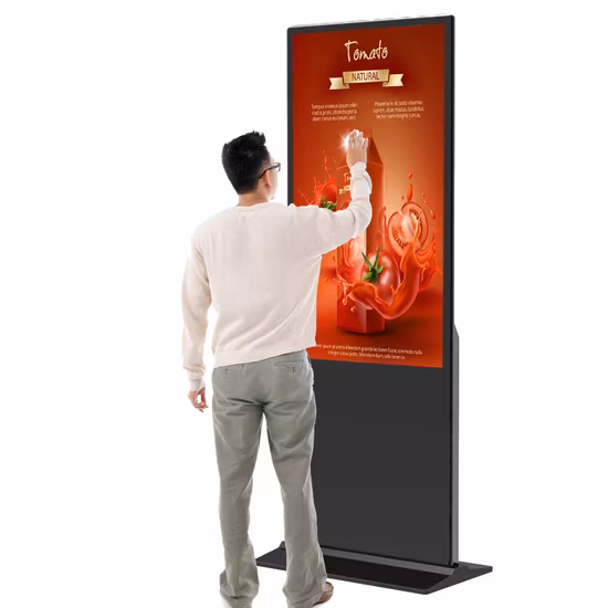 Tela LED de piso publicitário P3 P2.5 P1.9 Exposição de pôster LED